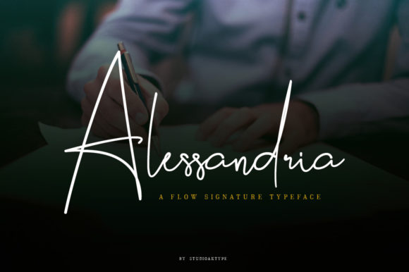 Alessandria: A Script Font for Authentic Brand Design
