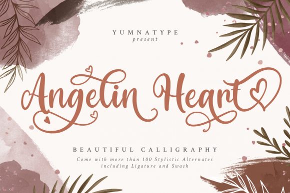 Angelin Heart: A Modern Script Font for Elegant Projects