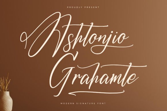 Ashtonjio Grahamte: A Modern Signature Font for Elevated Design