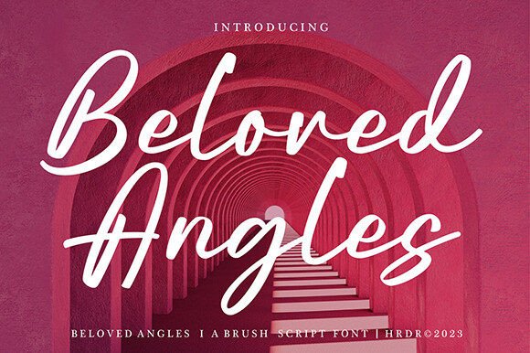 Beloved Angles: A Brush Script with Heart and Purpose