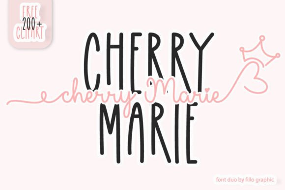 Cherry Marie: A Versatile Duo Font for Luxury Design