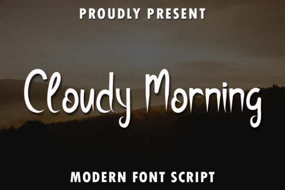 Cloudy Morning: A Script Font for Authentic Design Projects