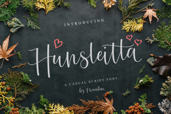 Discovering Hunsleitta: The Whimsical Script Font for Every Project
