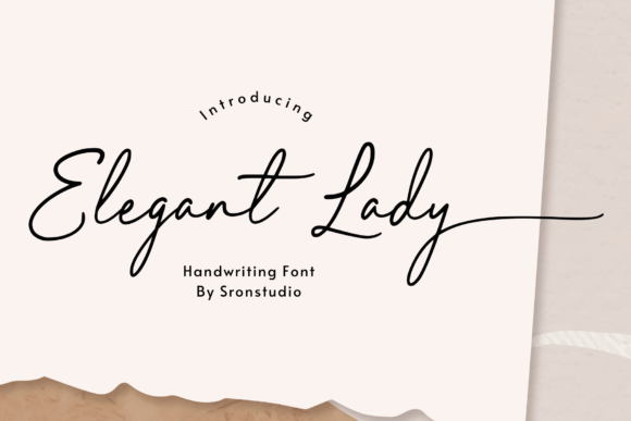 Elegant Lady: Crafting Timeless Wedding Designs with a Graceful Script