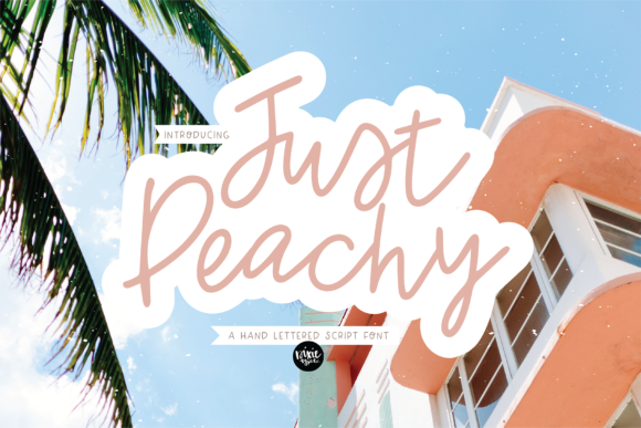 Just Peachy: A Flowing Script Font for Modern Designers