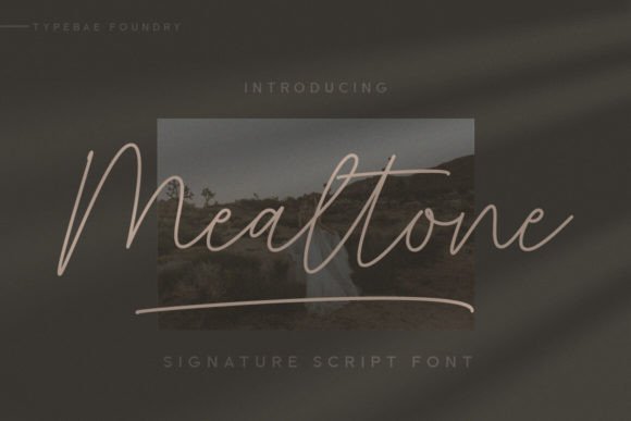 Mealtone: The Handwritten Script Font for Authentic Design