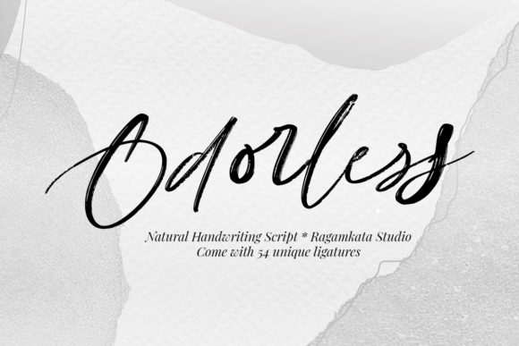 Meet Odorless: The Handwritten Script Font That Feels Authentically Yours