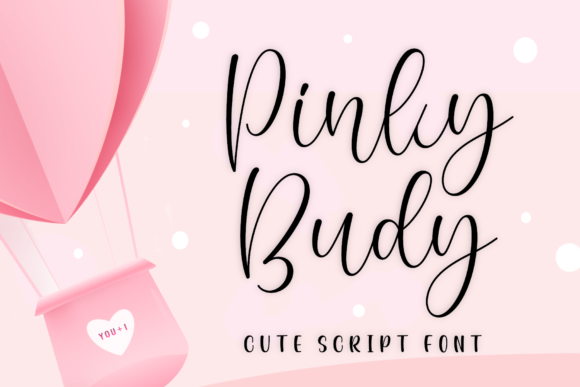 Pinky Budy: A Script Font with a Delicate, Curly Charm
