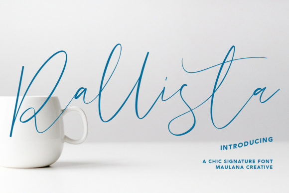 Rallista: A Script Font for Delicate, Modern Design