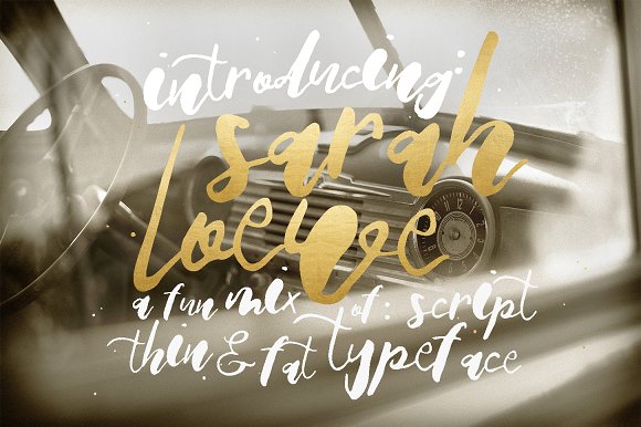 Sarah Loewe: The Brush Script with Personality