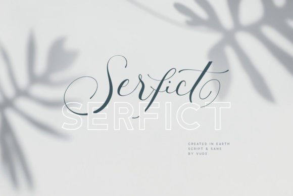 Serfict Font: Where Modern Script Meets Clean Sans Serif