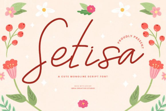 Setisa: The Modern Monoline Script for Charming Branding
