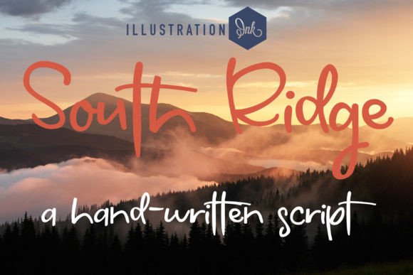 South Ridge: A Handwritten Font for Authentic Projects
