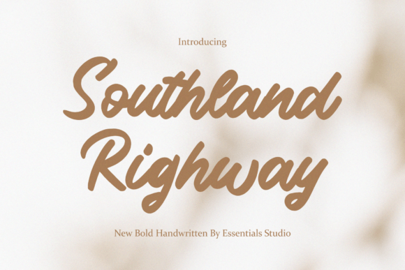Southland Righway: A Bold Script for Distinctive Branding