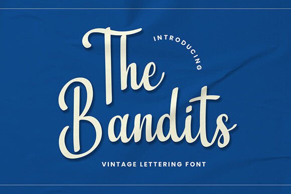 The Bandits: A Script Font for Modern, Authentic Design