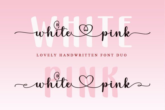 White Pink: A Versatile Duo Font for Modern Creatives